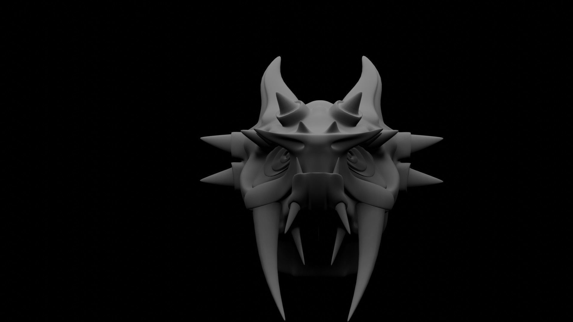 Dragon Head 3D model_19