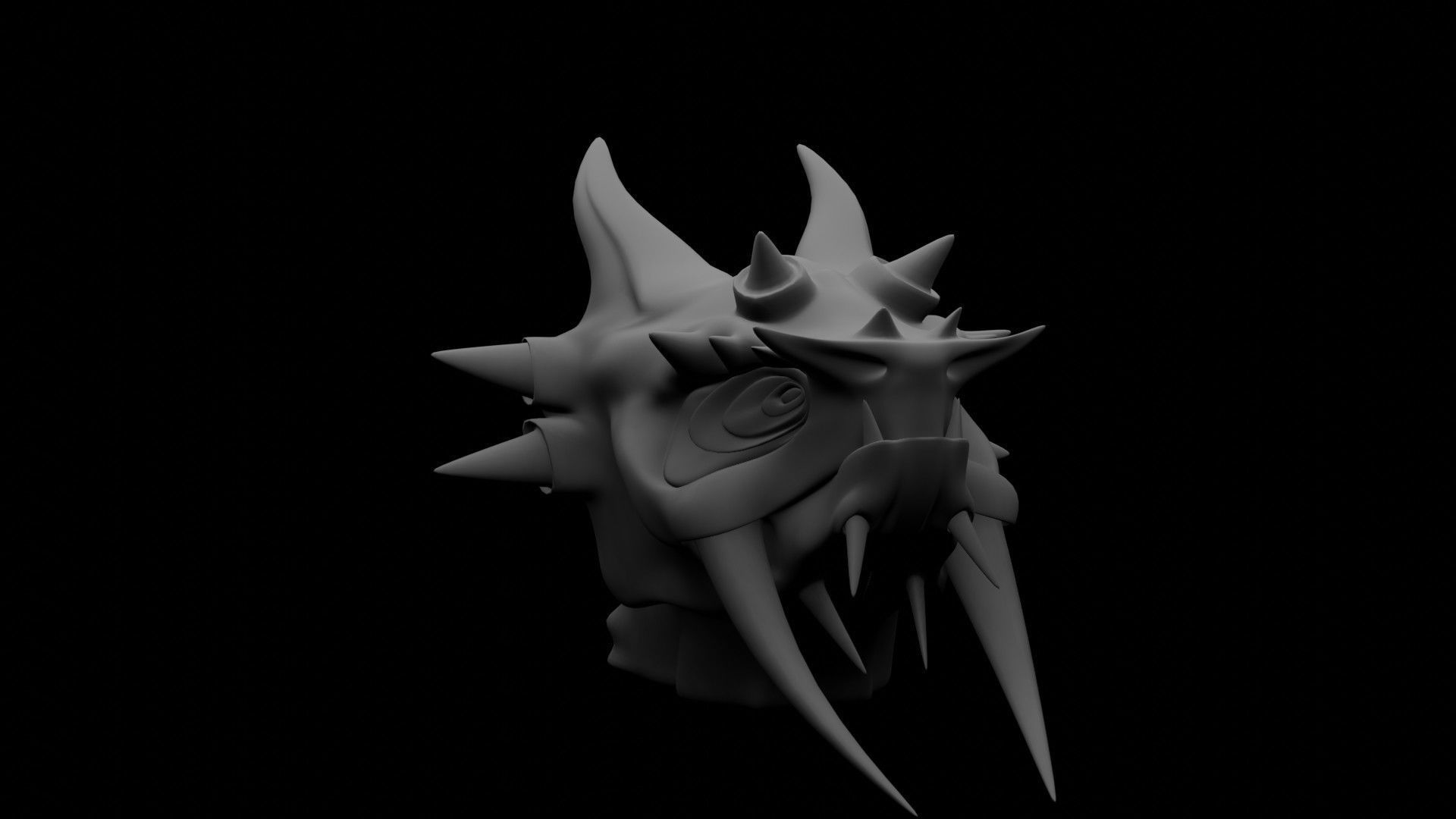 Dragon Head 3D model_20
