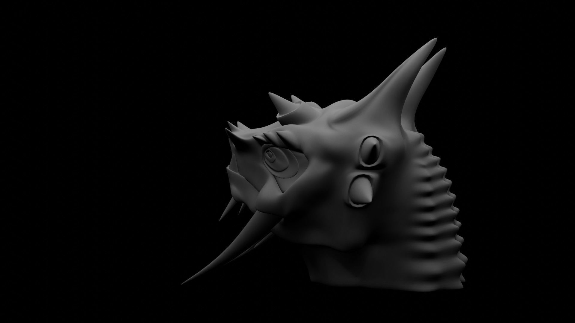 Dragon Head 3D model_15