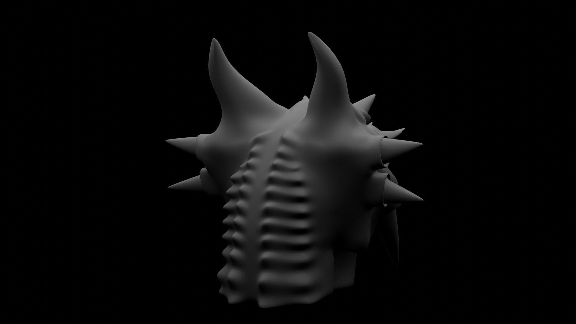 Dragon Head 3D model_11