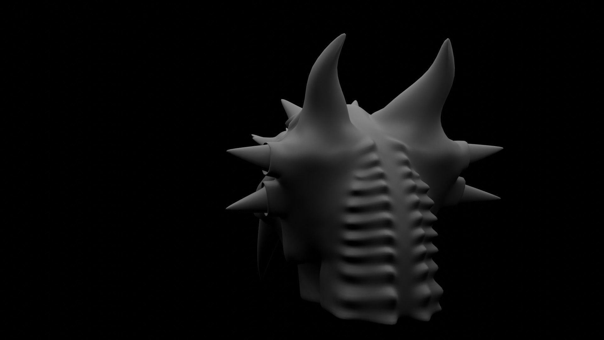 Dragon Head 3D model_13