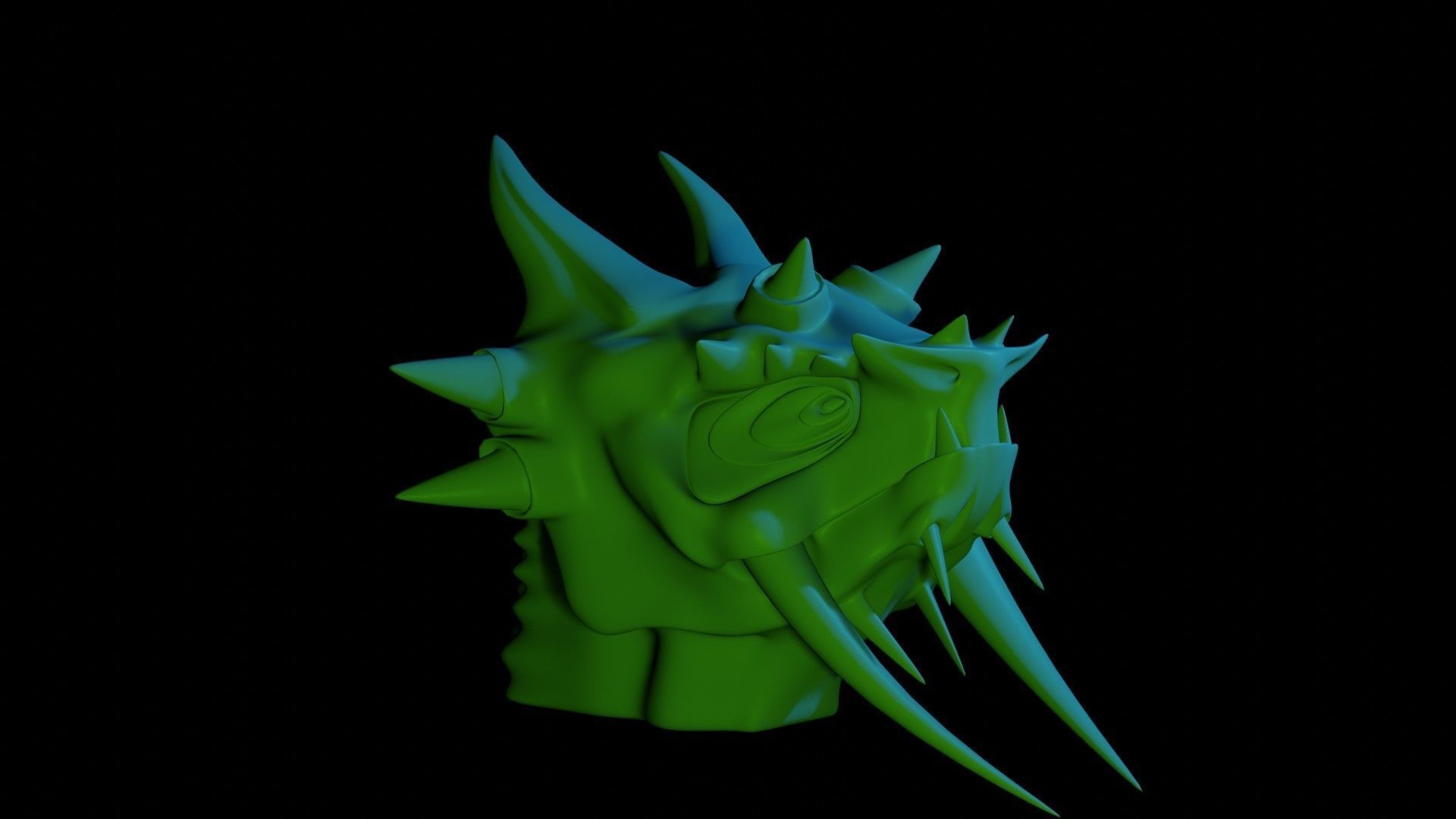 Dragon Head 3D model_4
