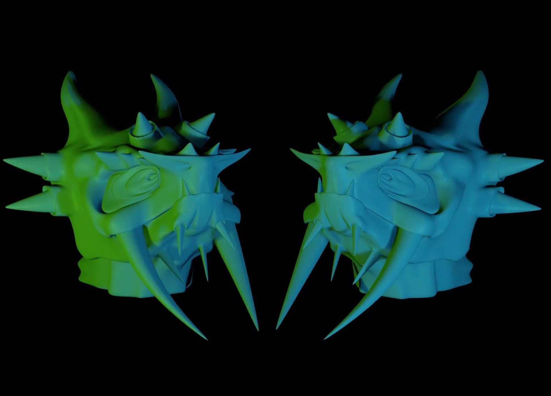 Dragon Head 3D model_0