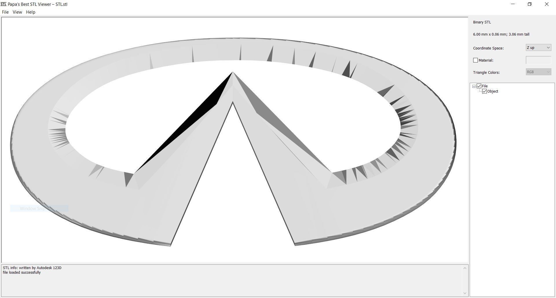 logos - infiniti car 3D print model_2