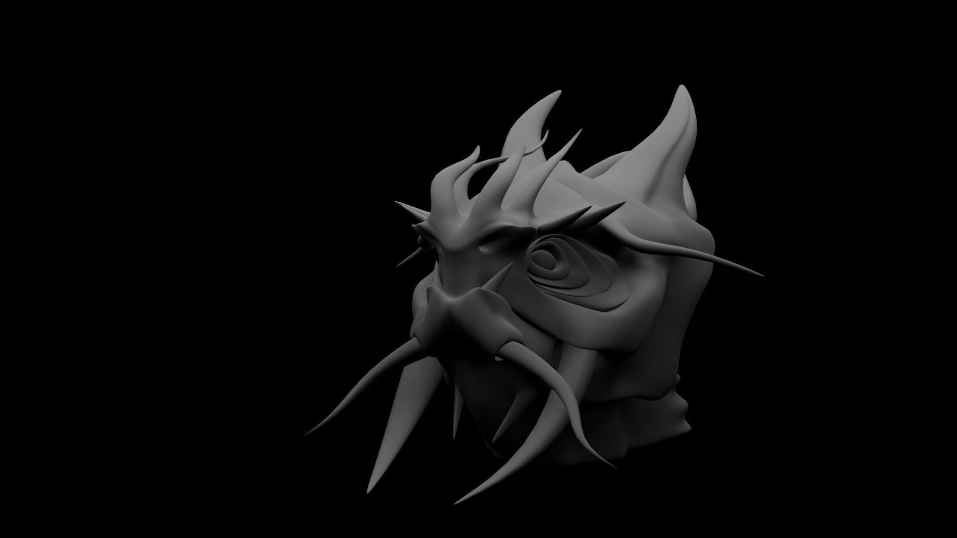 Dragon Head 3D model_18