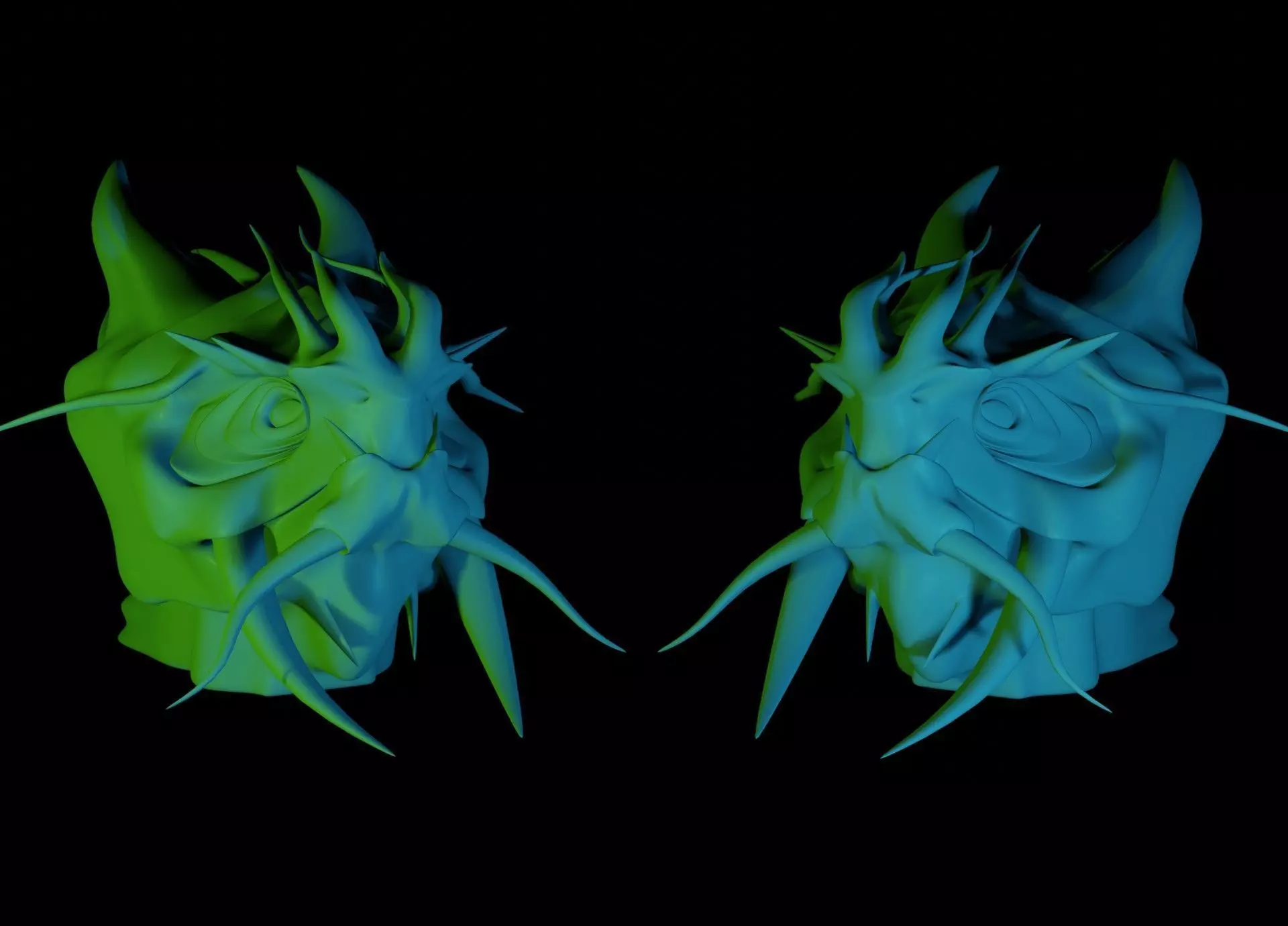 Dragon Head 3D model_0