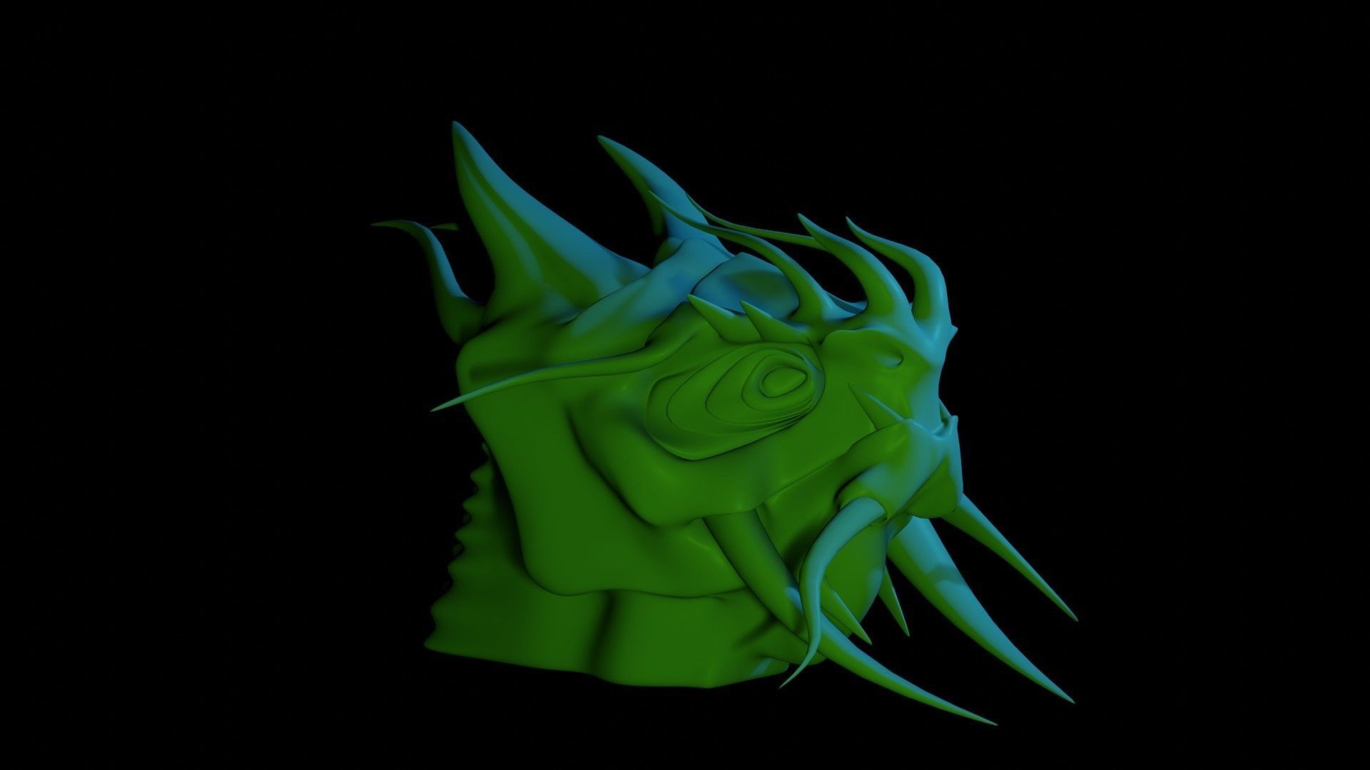 Dragon Heads 3D Model Collection_18