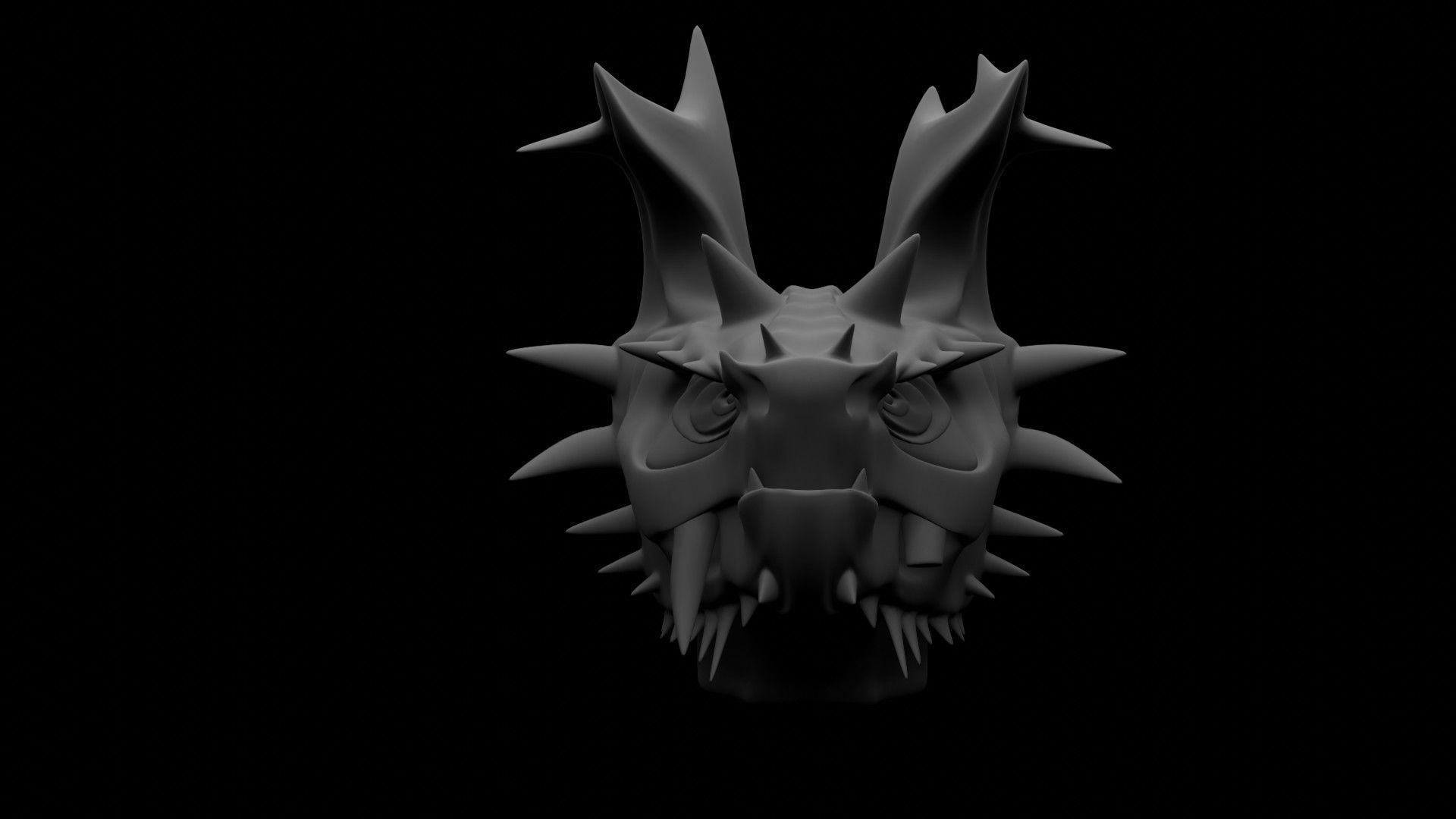 Dragon Heads 3D Model Collection_37