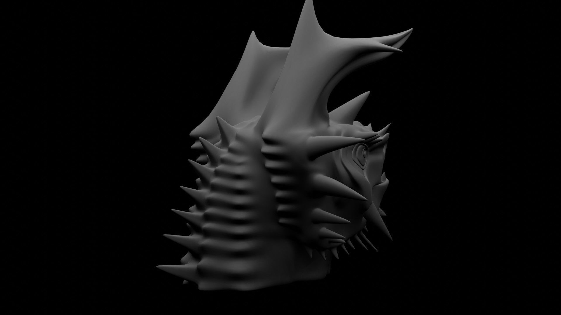 Dragon Heads 3D Model Collection_28