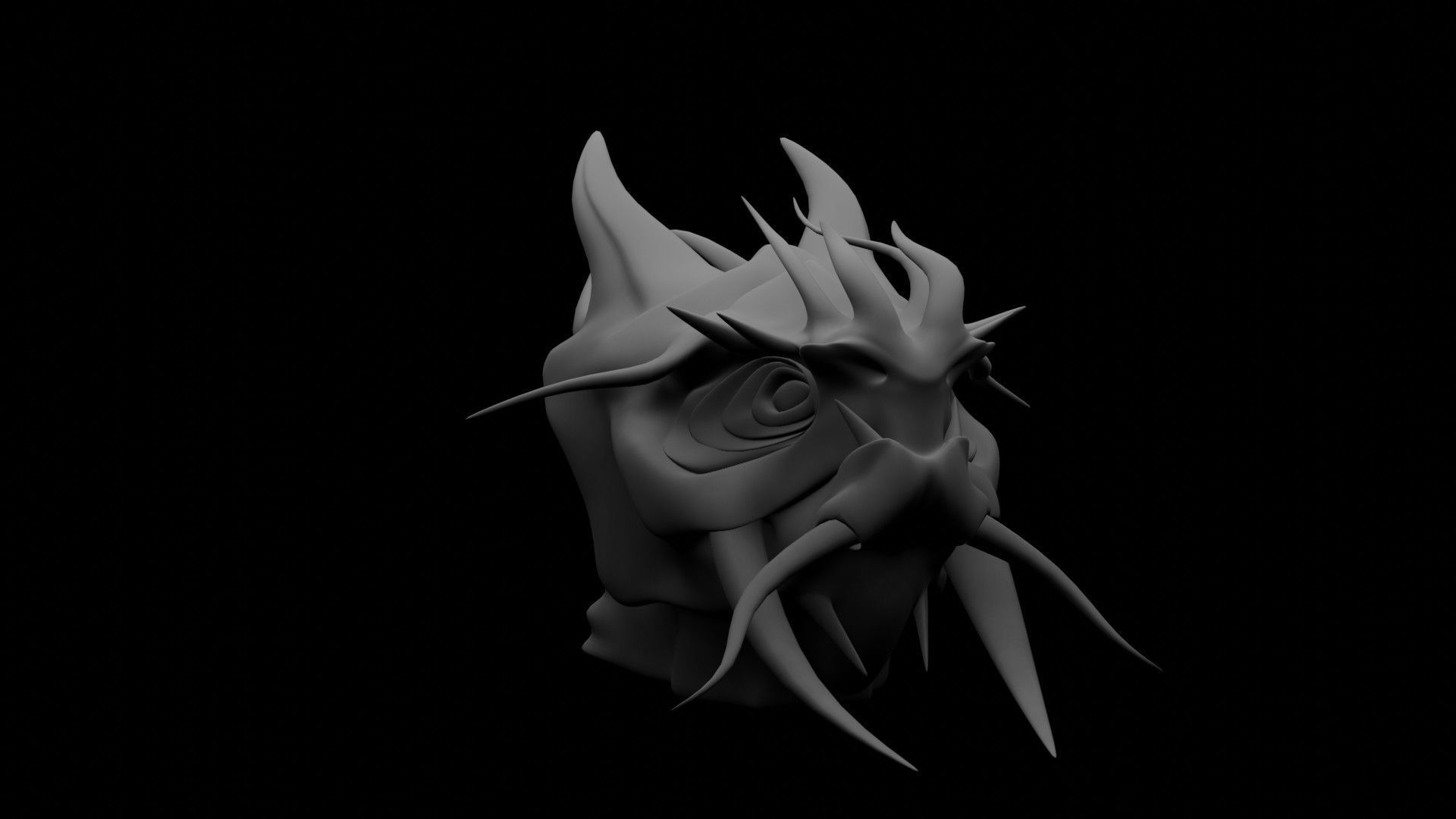 Dragon Heads 3D Model Collection_67