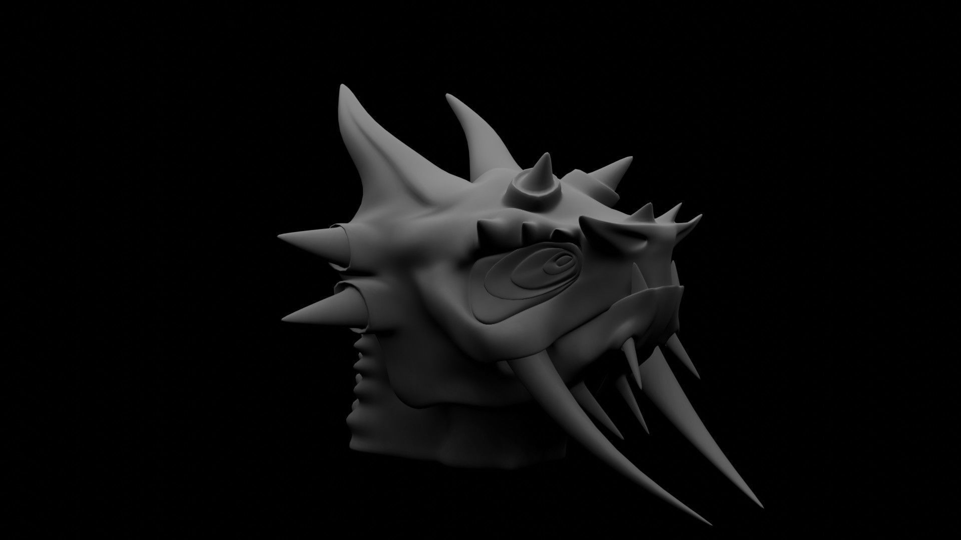 Dragon Heads 3D Model Collection_53