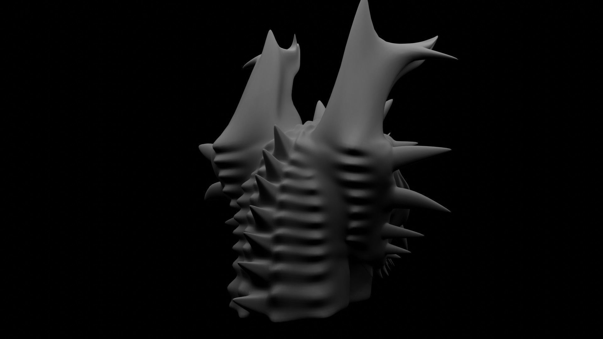 Dragon Heads 3D Model Collection_29