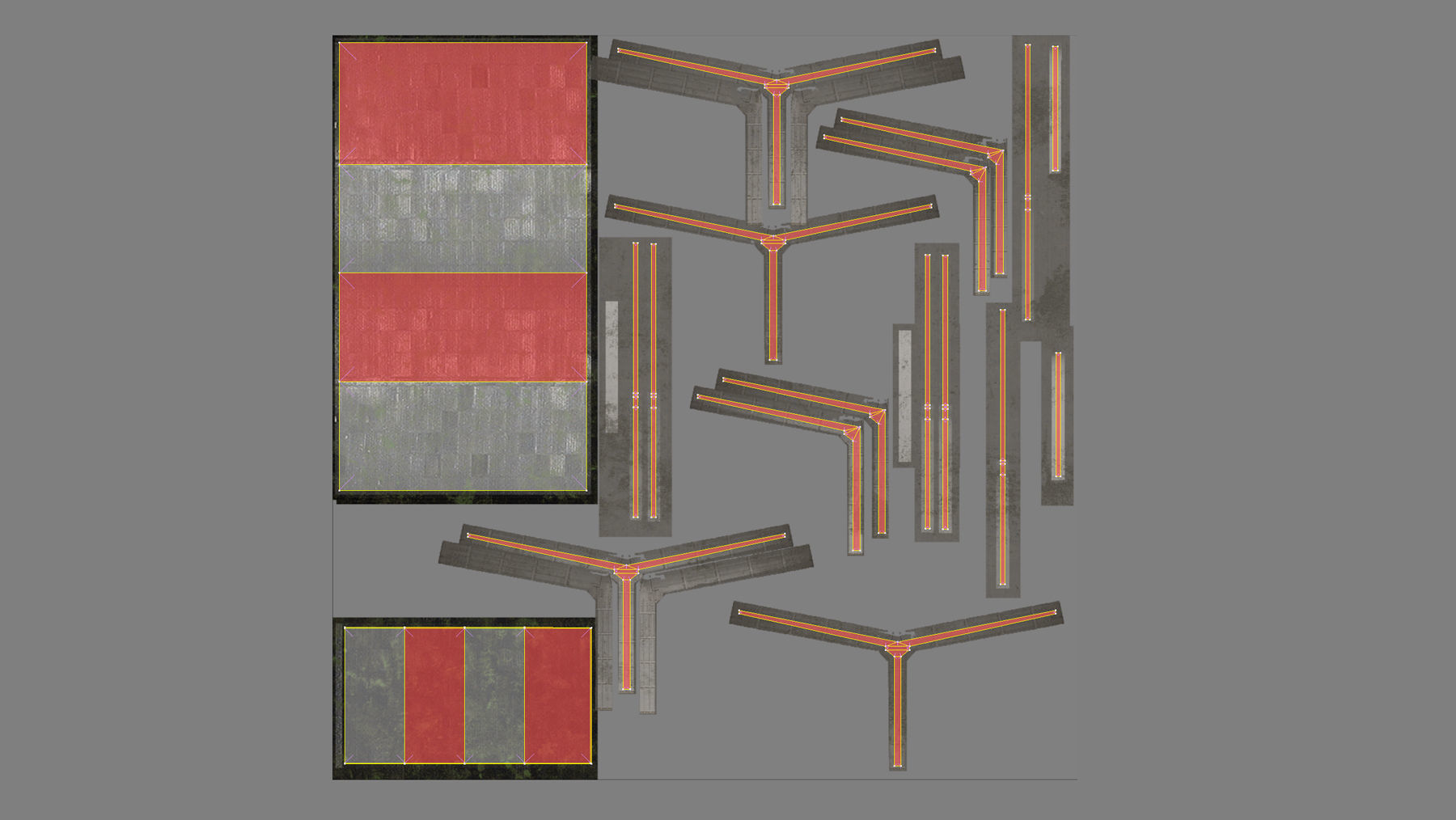 MilitaryBase PortoVelho Hangar 02 Low-poly 3D model_12