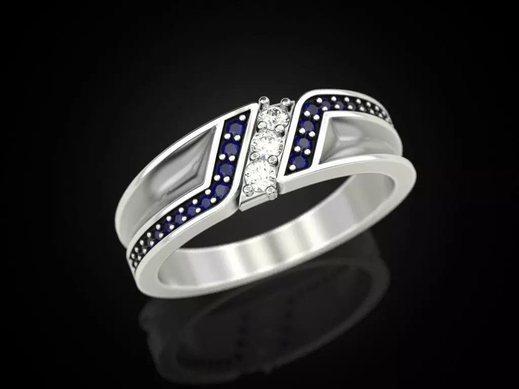 Women ring 26 3D print model