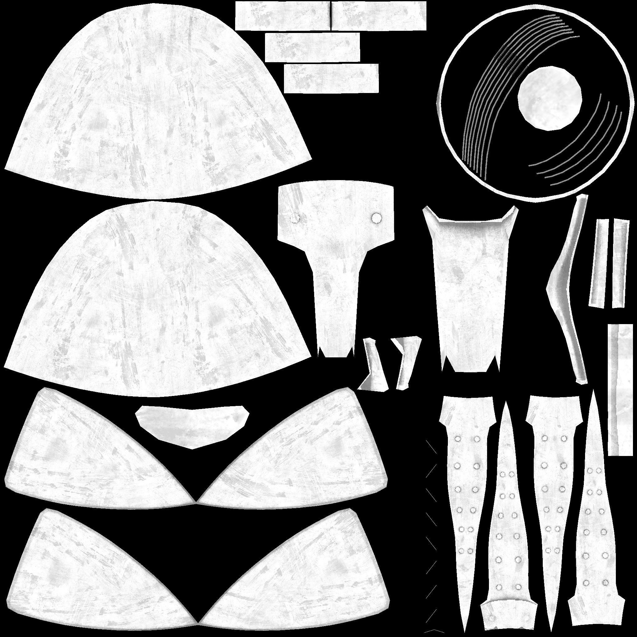 Normal Nasal Helmet  Low-poly 3D model_9