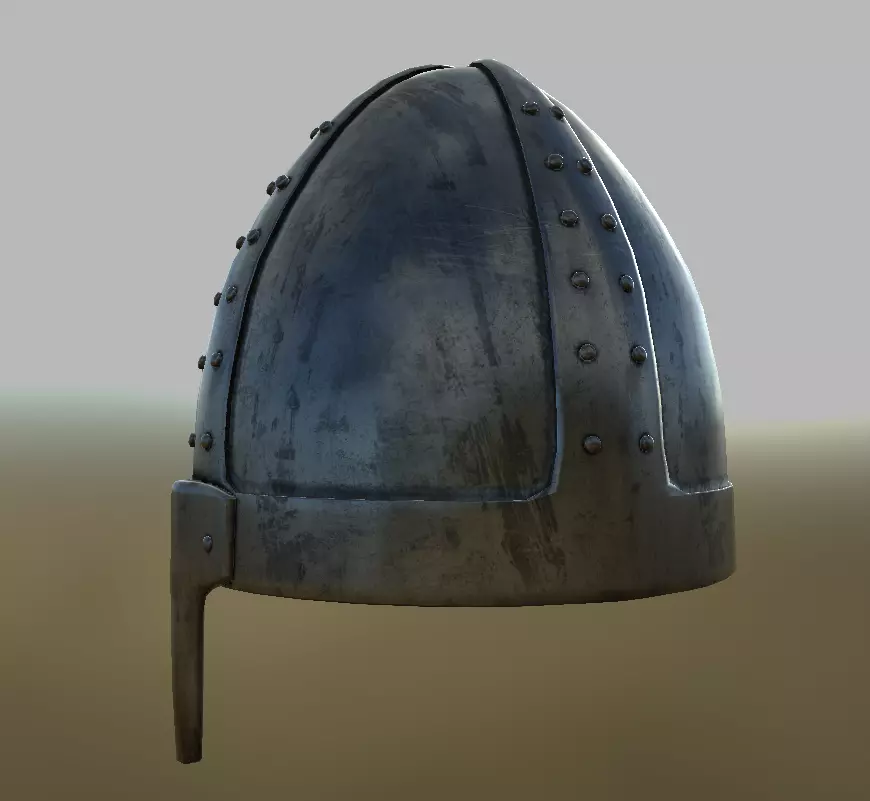 Normal Nasal Helmet  Low-poly 3D model_0