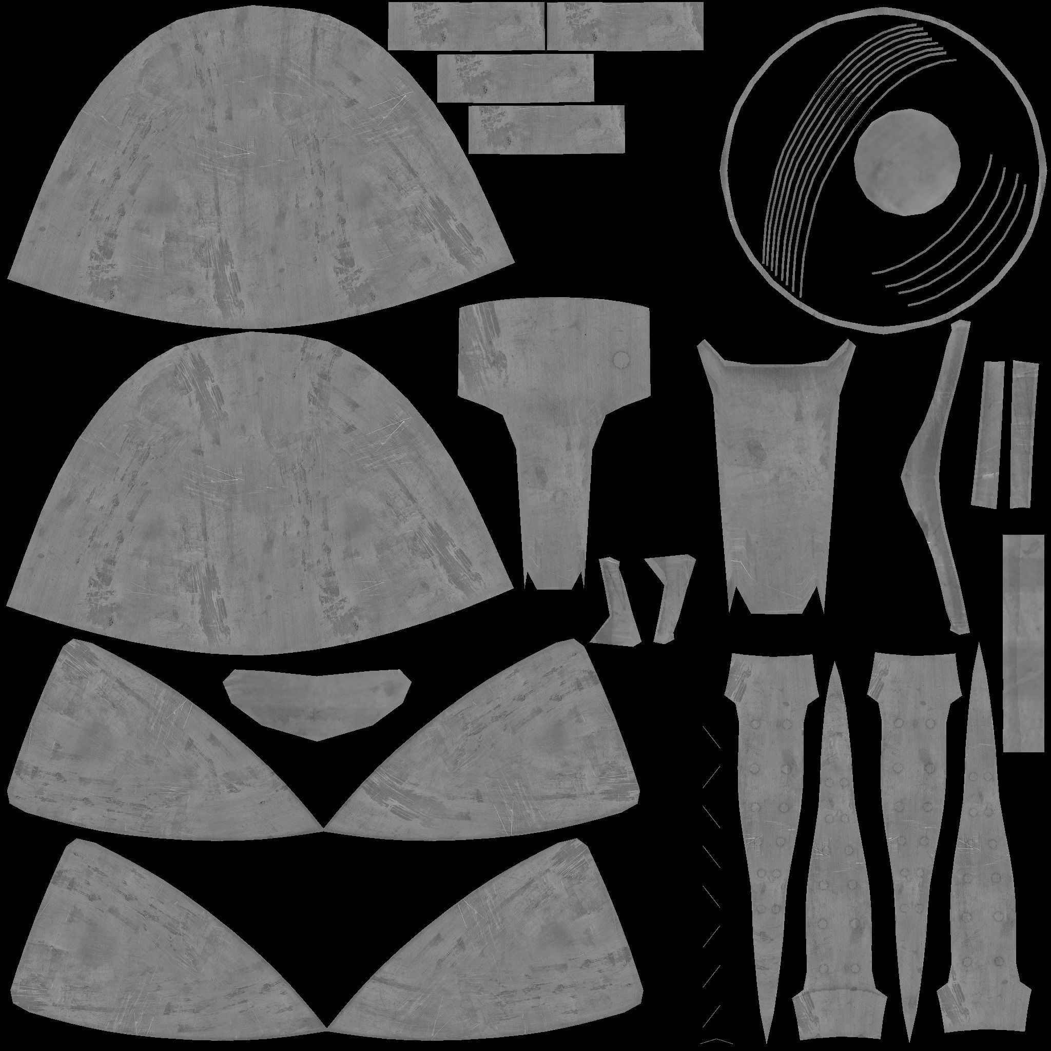 Normal Nasal Helmet  Low-poly 3D model_7