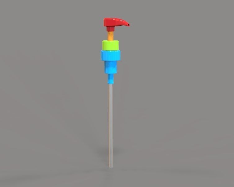 Spray Pump 3D print model_9