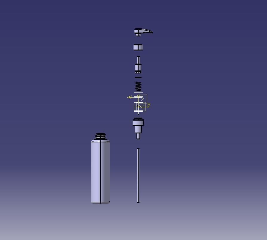 Spray Pump 3D print model_8