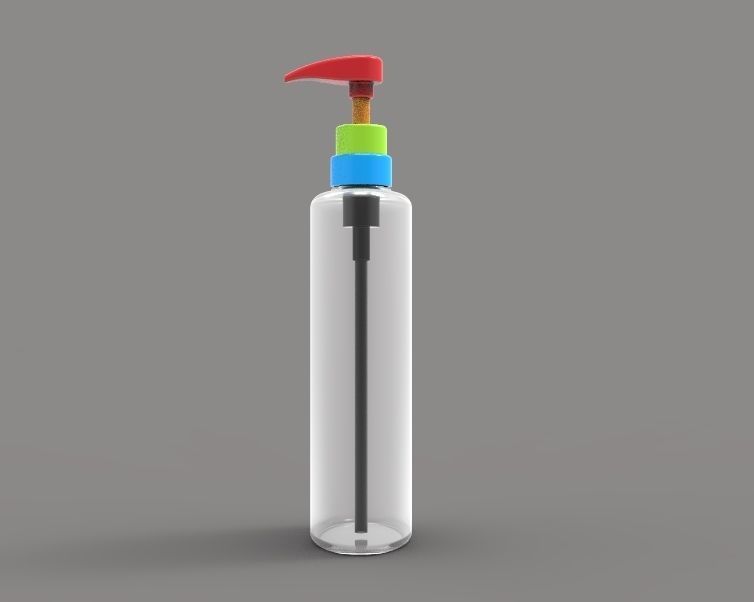 Spray Pump 3D print model_13