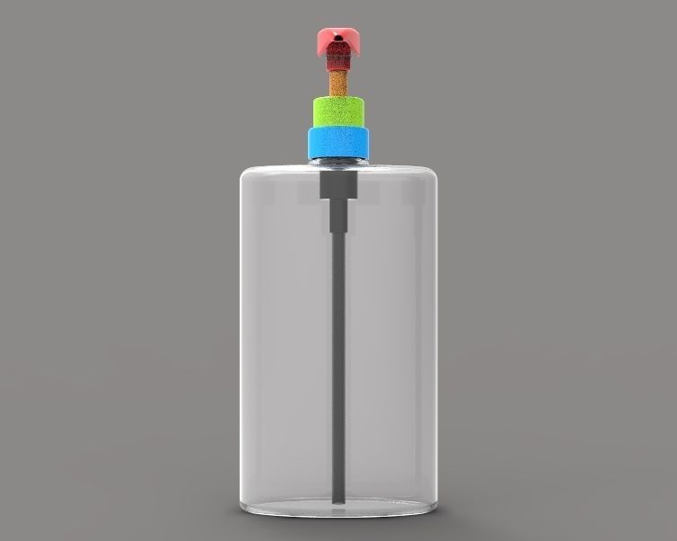 Spray Pump 3D print model_12