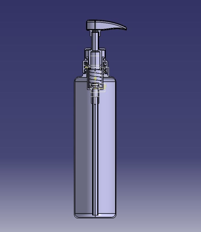 Spray Pump 3D print model_3