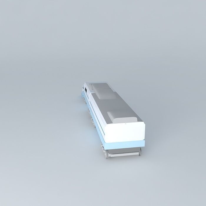 Train high speed Free 3D model_2