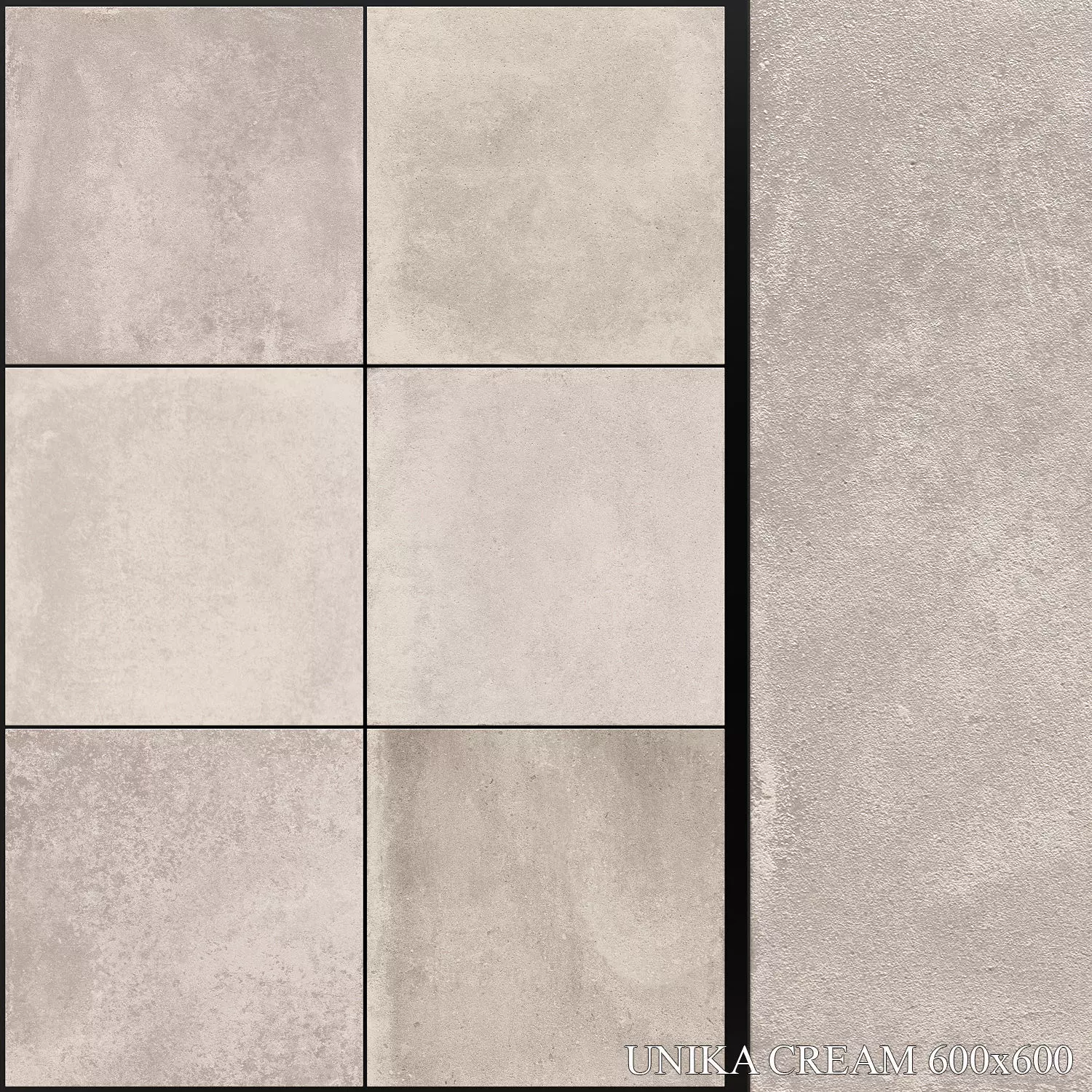 ABK Unika Cream 600x600 3D model_0