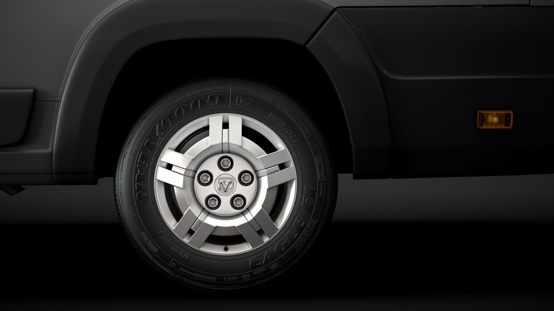 Ram Promaster Cargo 3500 H3 159WB EXT 2020 3D model_3