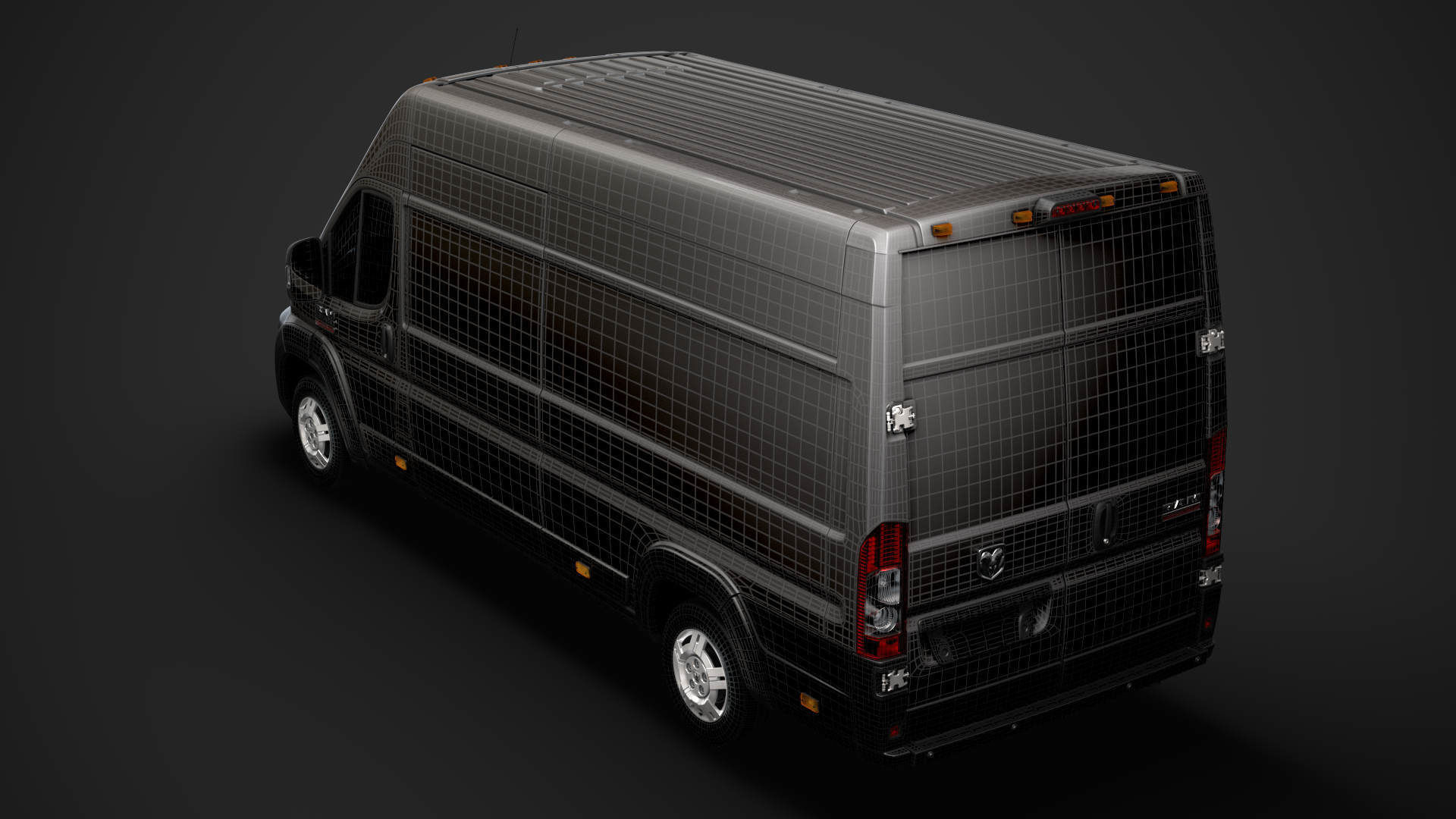 Ram Promaster Cargo 3500 H3 159WB EXT 2020 3D model_35