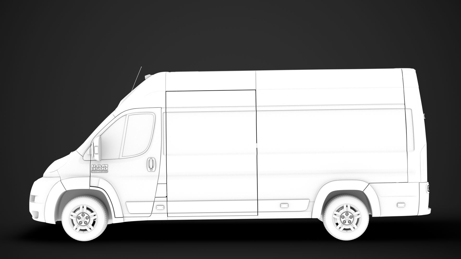 Ram Promaster Cargo 3500 H3 159WB EXT 2020 3D model_33