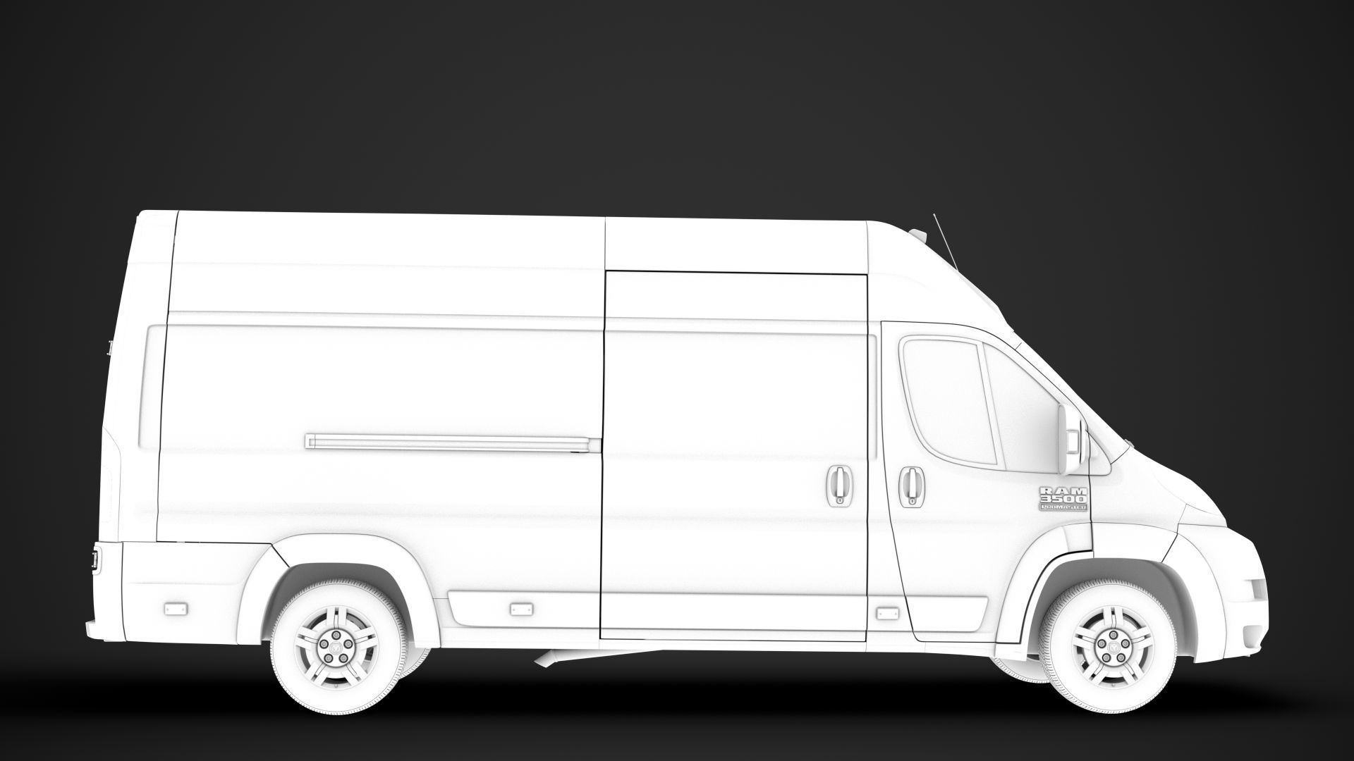 Ram Promaster Cargo 3500 H3 159WB EXT 2020 3D model_30