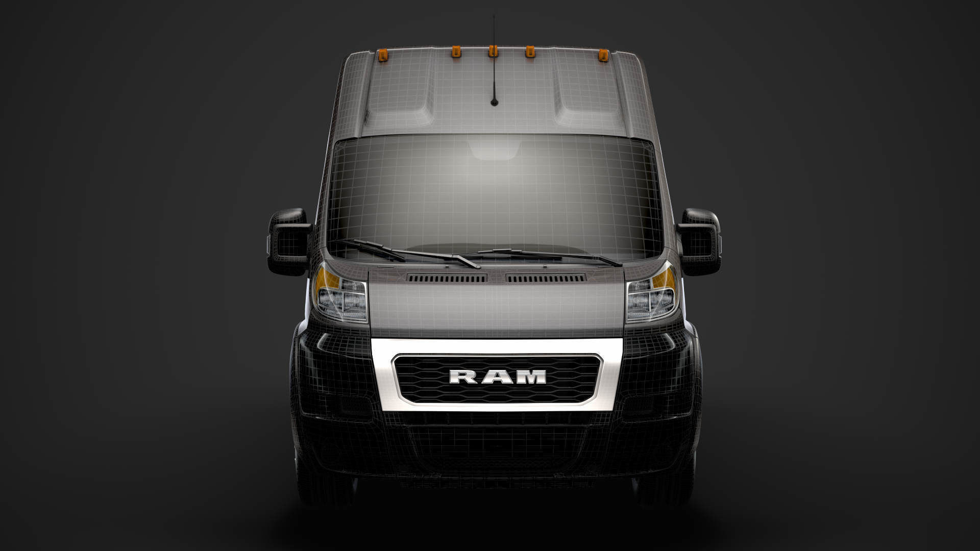 Ram Promaster Cargo 3500 H3 159WB EXT 2020 3D model_42