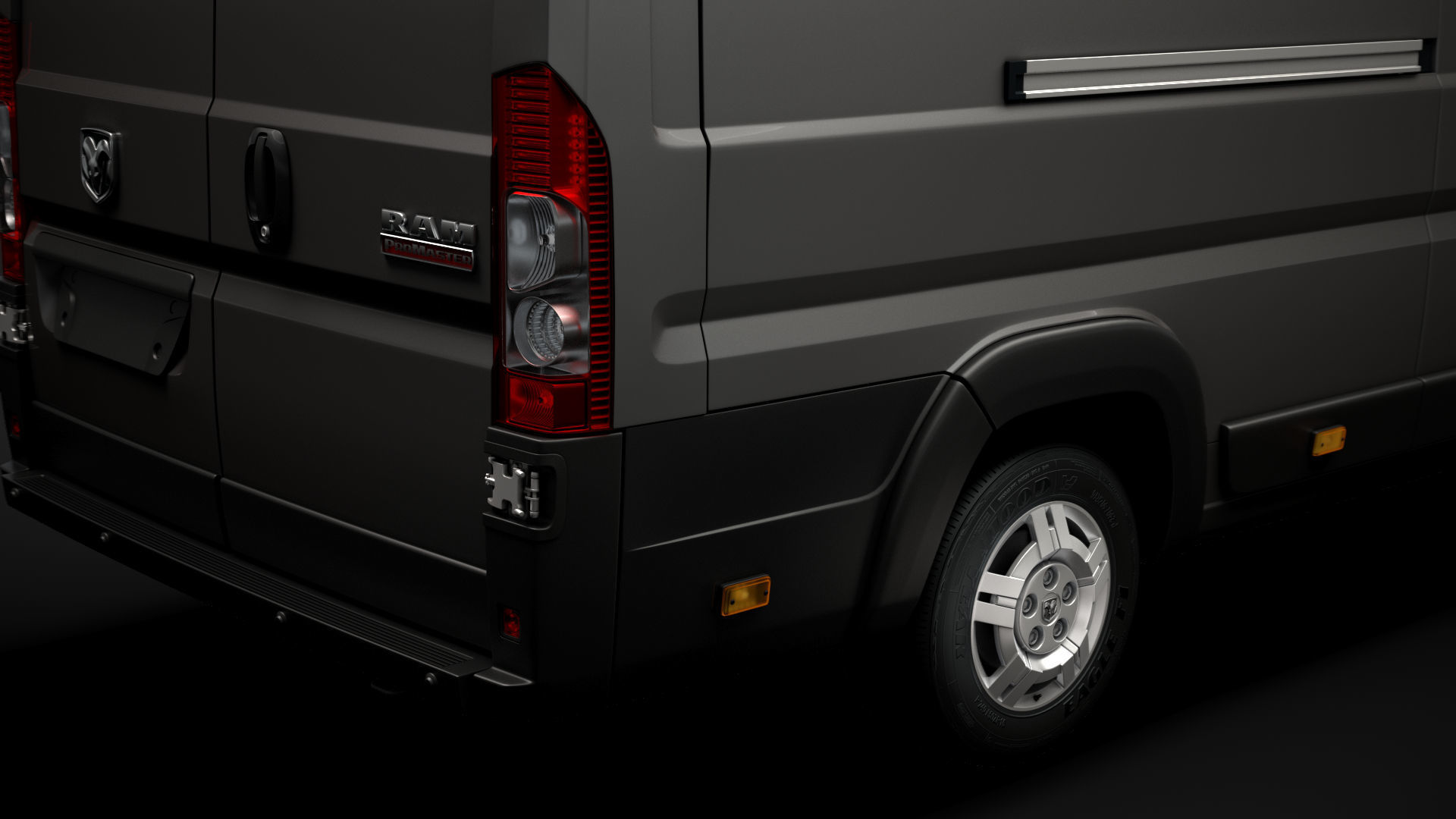 Ram Promaster Cargo 3500 H3 159WB EXT 2020 3D model_5