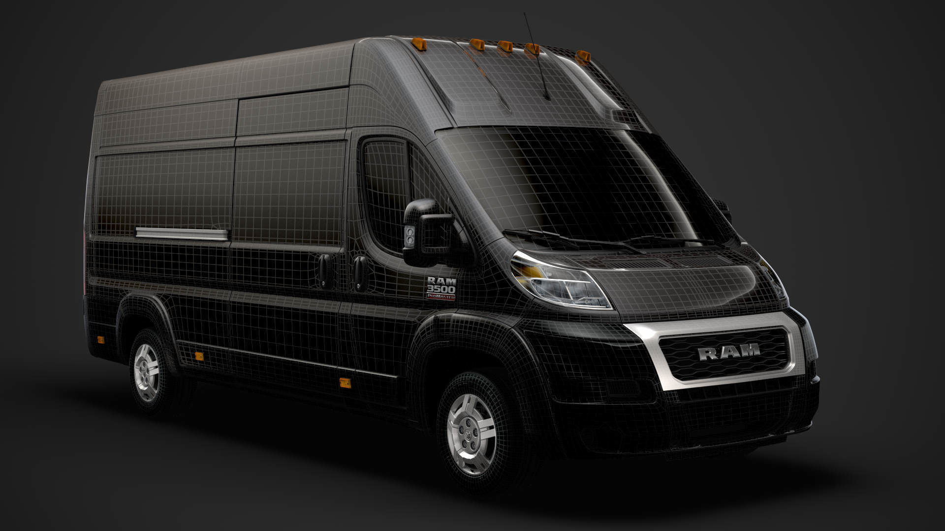 Ram Promaster Cargo 3500 H3 159WB EXT 2020 3D model_11