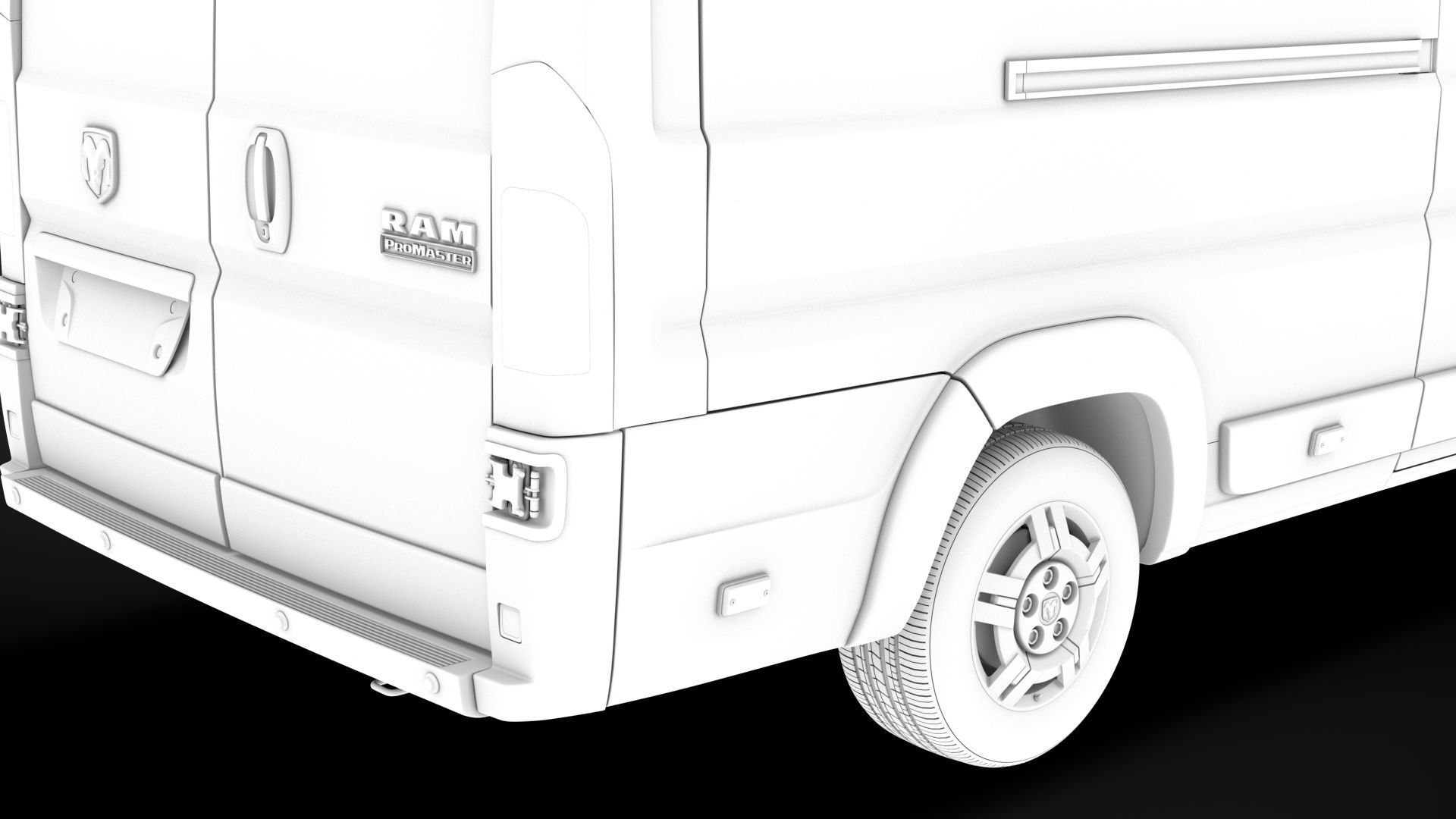Ram Promaster Cargo 3500 H3 159WB EXT 2020 3D model_31
