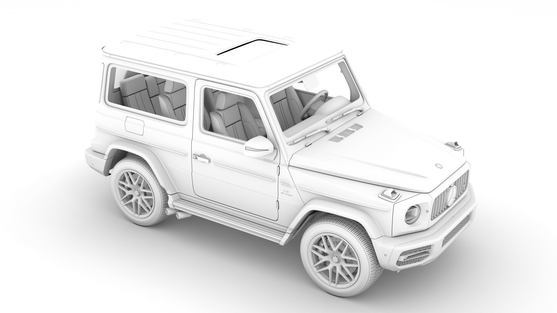 Mercedes AMG G 63 Worldwide 3d W463 2020 3D model_26