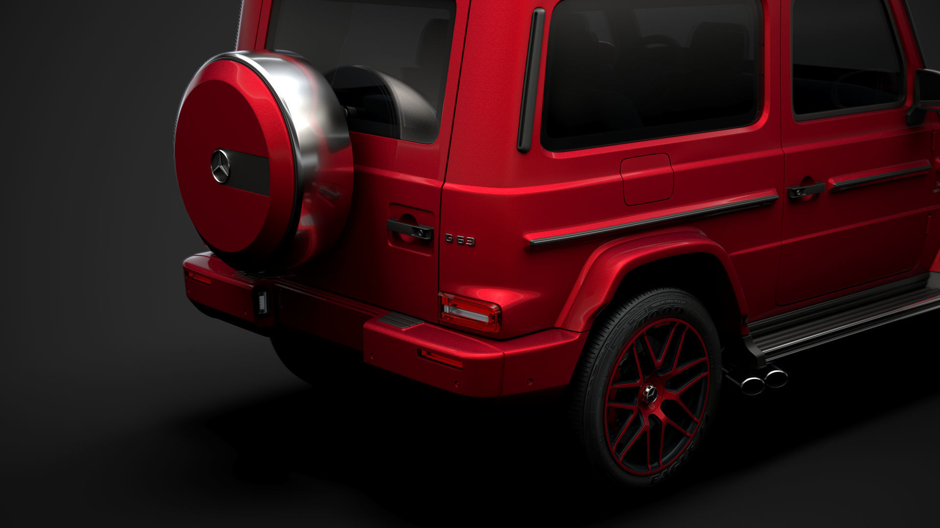 Mercedes AMG G 63 Worldwide 3d W463 2020 3D model_10