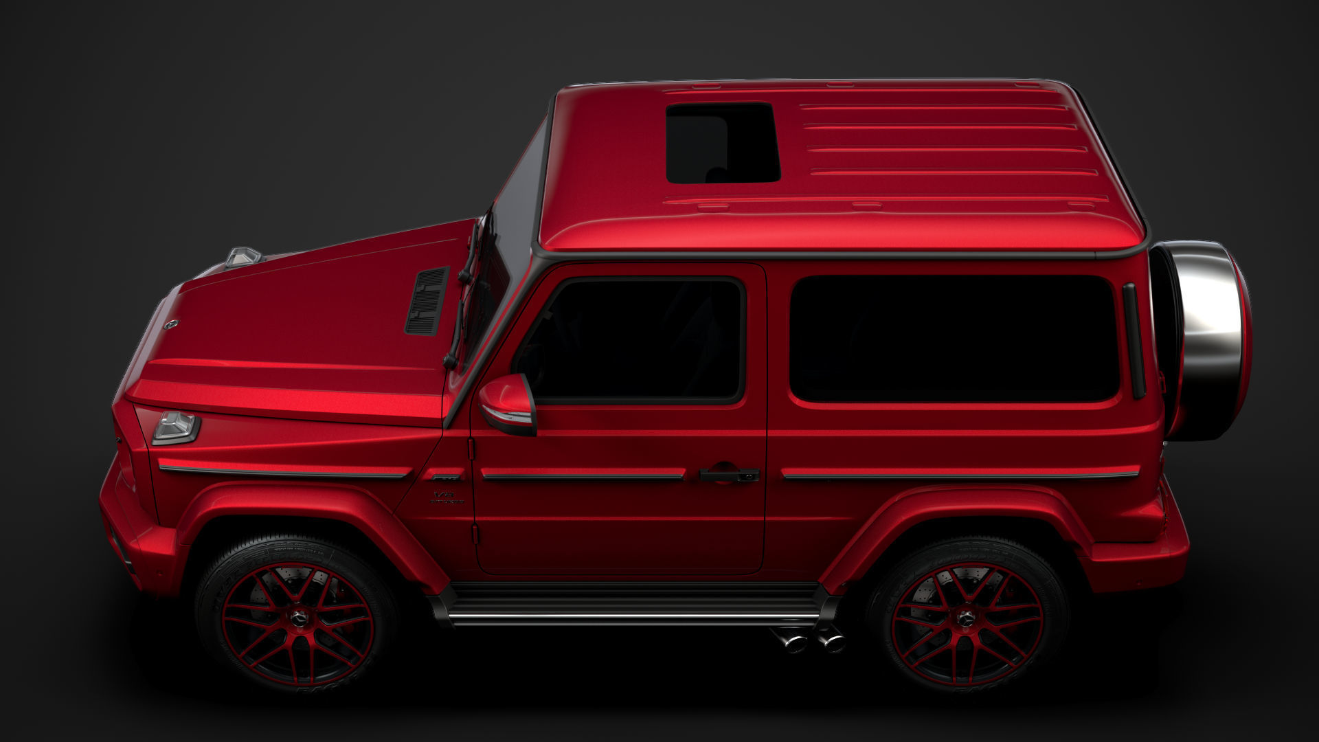 Mercedes AMG G 63 Worldwide 3d W463 2020 3D model_9