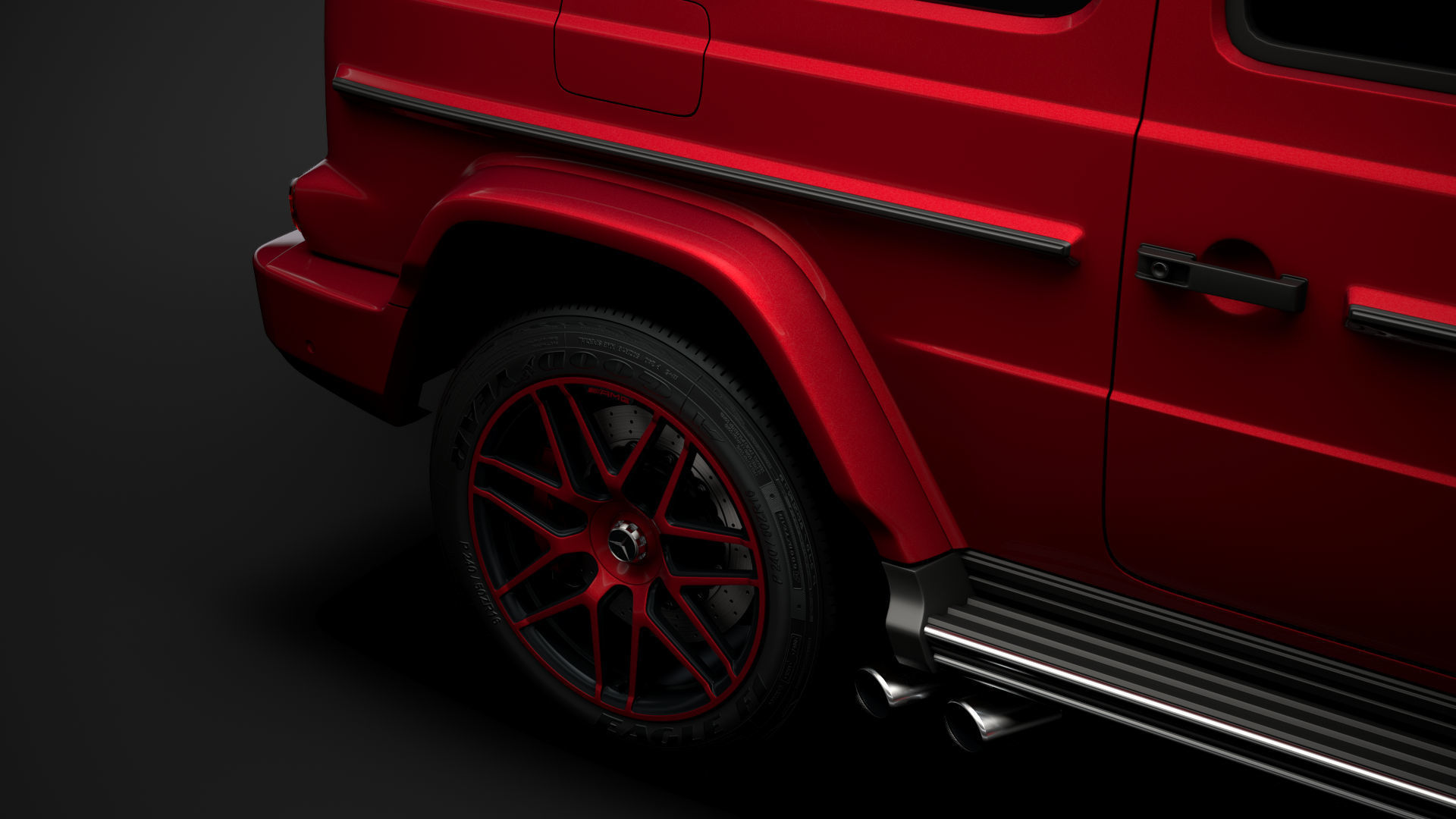 Mercedes AMG G 63 Worldwide 3d W463 2020 3D model_11