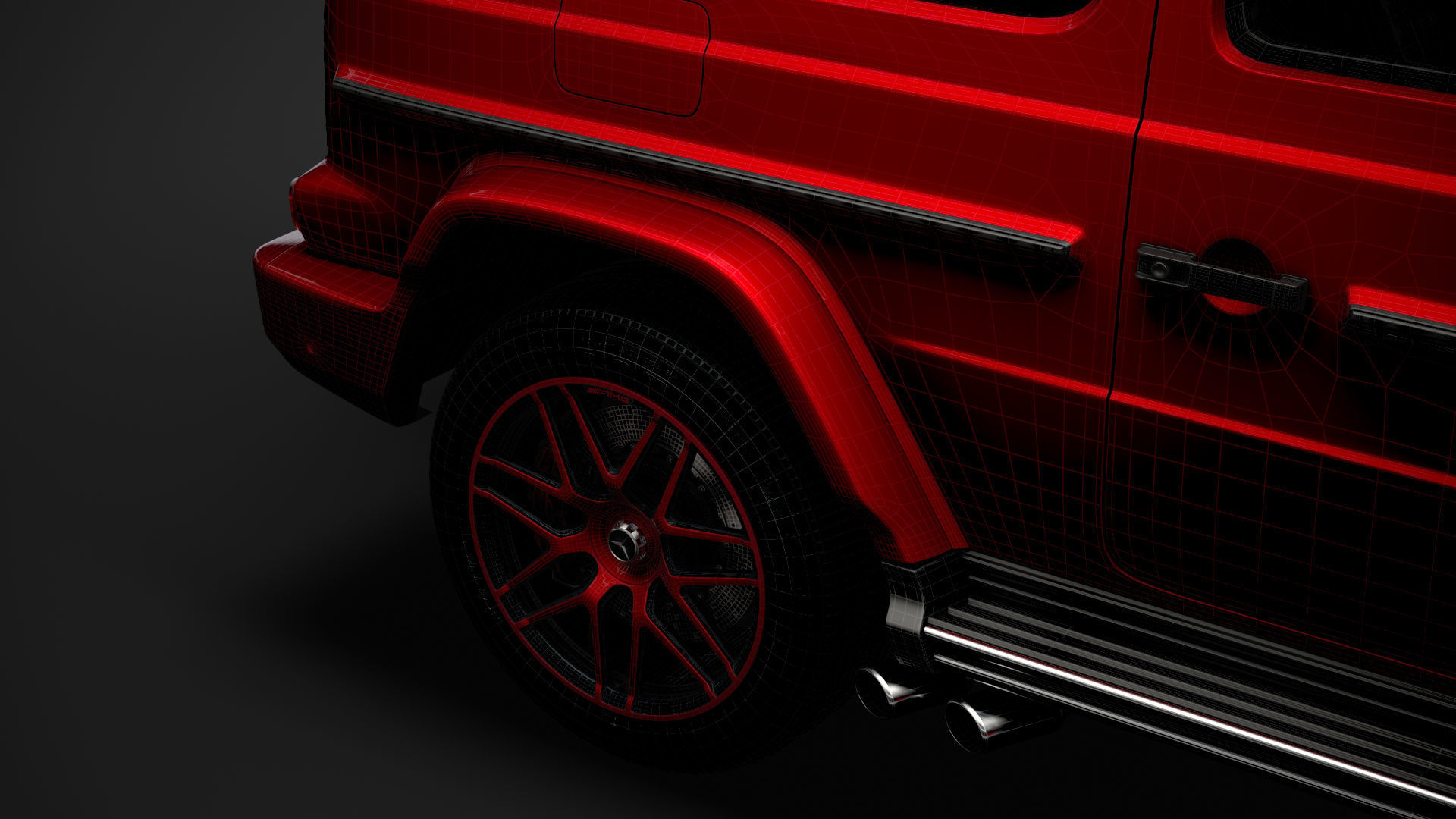 Mercedes AMG G 63 Worldwide 3d W463 2020 3D model_39
