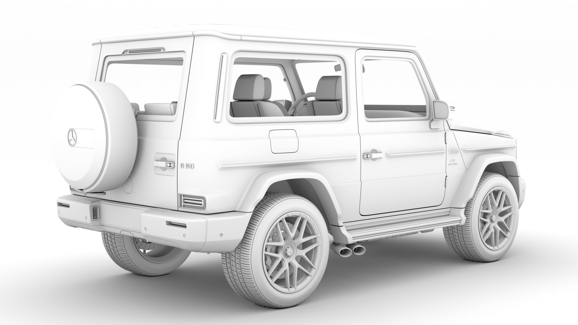Mercedes AMG G 63 Worldwide 3d W463 2020 3D model_16