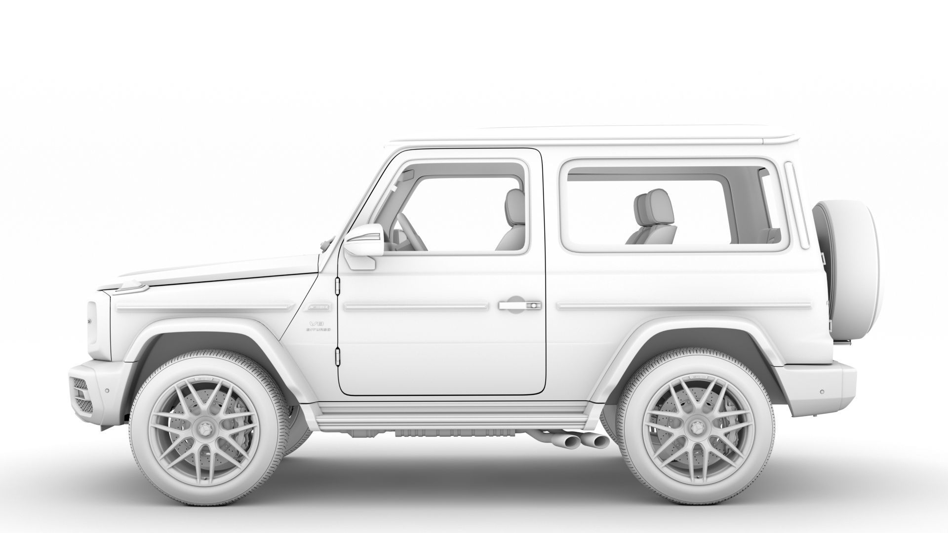 Mercedes AMG G 63 Worldwide 3d W463 2020 3D model_19
