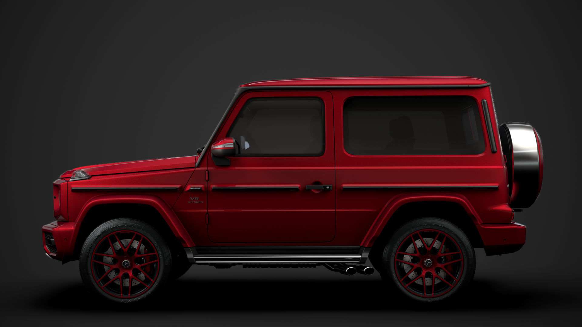 Mercedes AMG G 63 Worldwide 3d W463 2020 3D model_2
