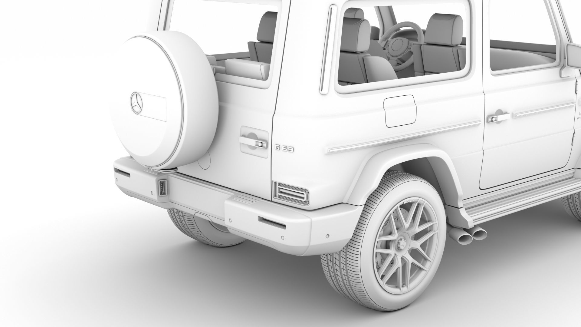 Mercedes AMG G 63 Worldwide 3d W463 2020 3D model_24