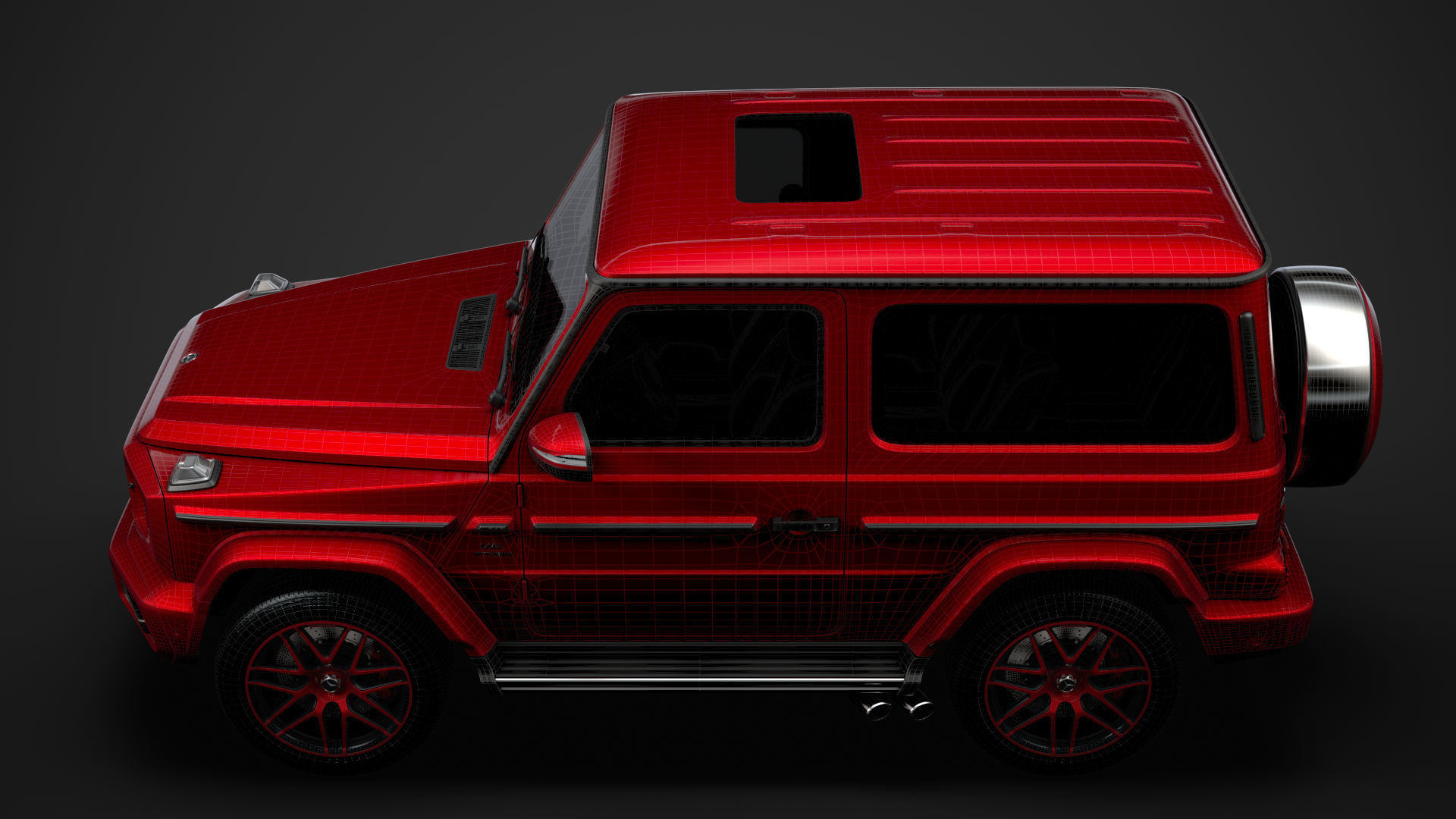 Mercedes AMG G 63 Worldwide 3d W463 2020 3D model_32