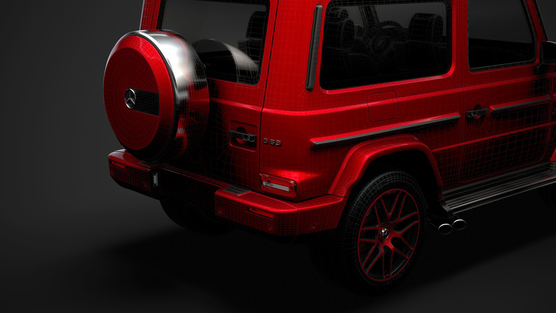 Mercedes AMG G 63 Worldwide 3d W463 2020 3D model_38