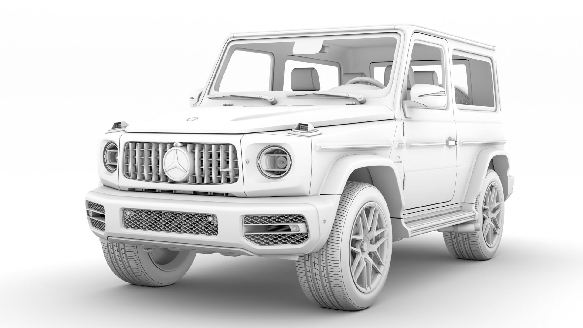 Mercedes AMG G 63 Worldwide 3d W463 2020 3D model_22