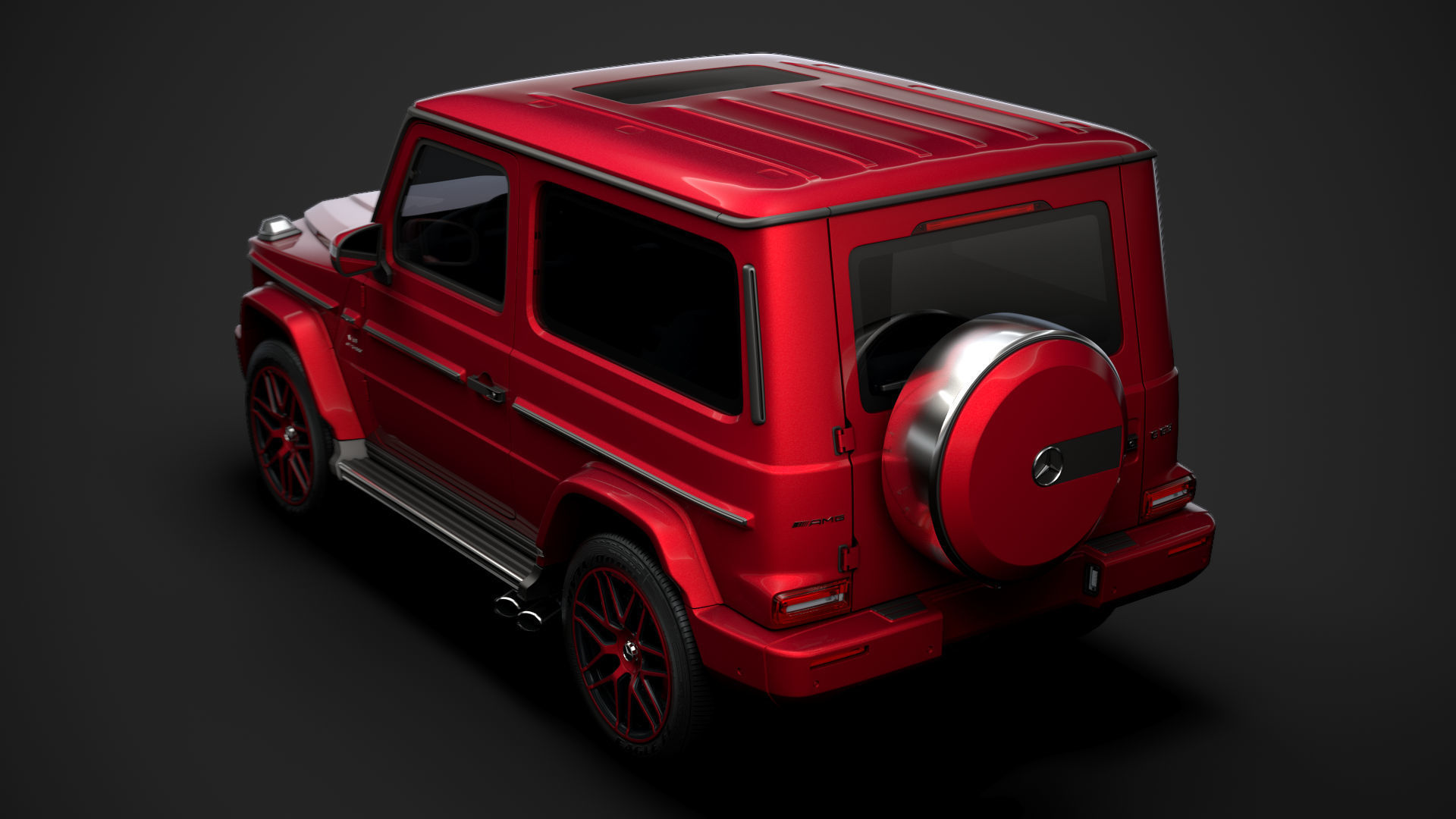 Mercedes AMG G 63 Worldwide 3d W463 2020 3D model_8