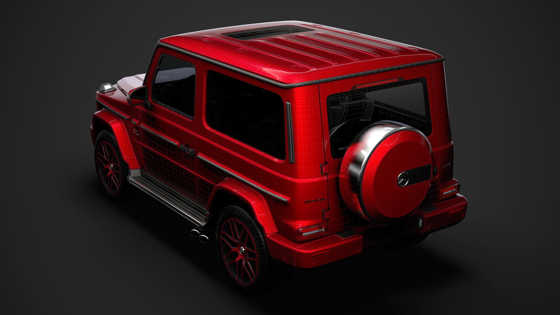 Mercedes AMG G 63 Worldwide 3d W463 2020 3D model_31